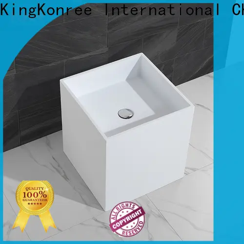 resin freestanding bathroom basin supplier for hotel 1