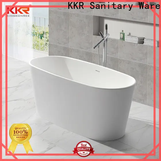 KingKonree high-quality solid surface freestanding tubs free design for bathroom 1