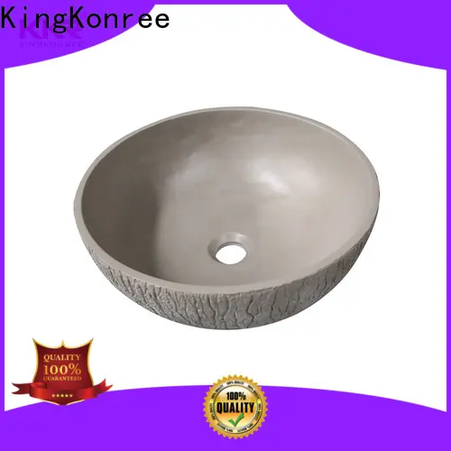 KingKonree durable vanity wash basin design for hotel 1