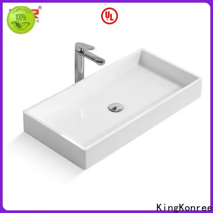 KingKonree table top wash basin customized for room1 1