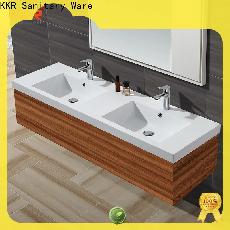 KingKonree royal countertop basin cabinet manufacturer for motel 1