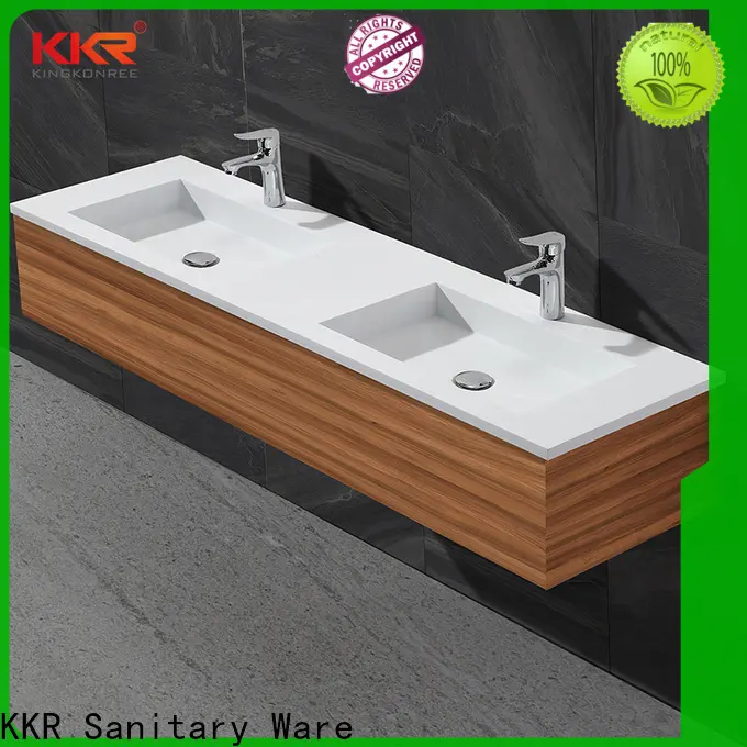 grey vanity washbasin cabinet design for motel 1