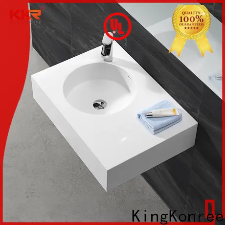 KingKonree white corner wall sink design for toilet 1