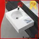 KingKonree white corner wall sink design for toilet 1