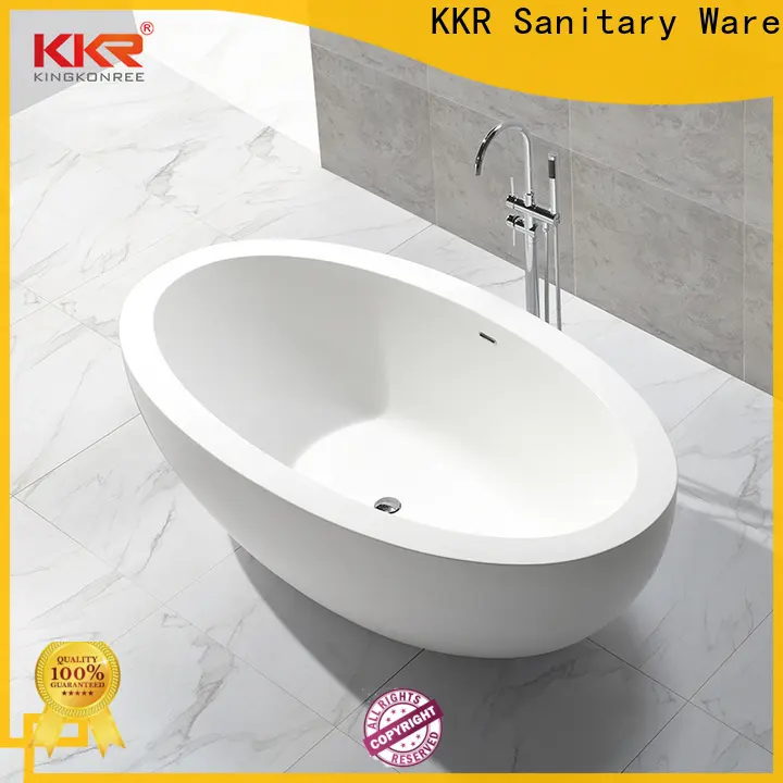 KingKonree finish small stand alone bathtub manufacturer for family decoration 1