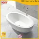 KingKonree finish small stand alone bathtub manufacturer for family decoration 1