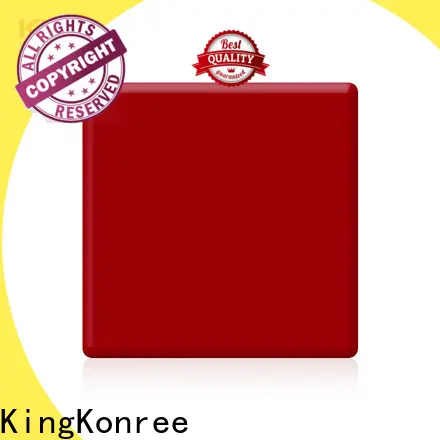 KingKonree white solid surface countertops customized for hotel 1