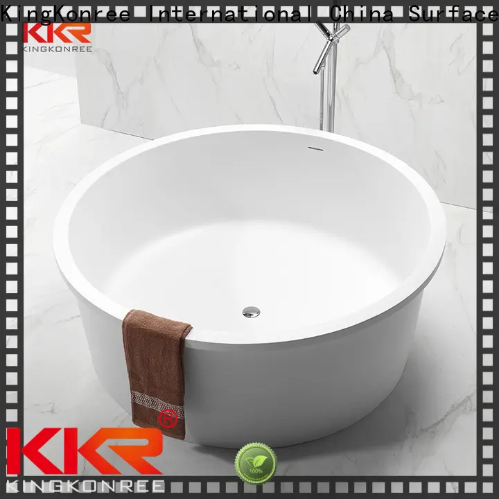 practical stone resin bathtub OEM for hotel 1