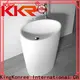 KingKonree pedestal wash basin supplier for hotel 1