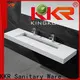 acrylic small wall hung sink customized for toilet 1
