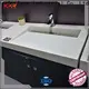 KingKonree artificial table top basin cabinet supplier for toilet 1