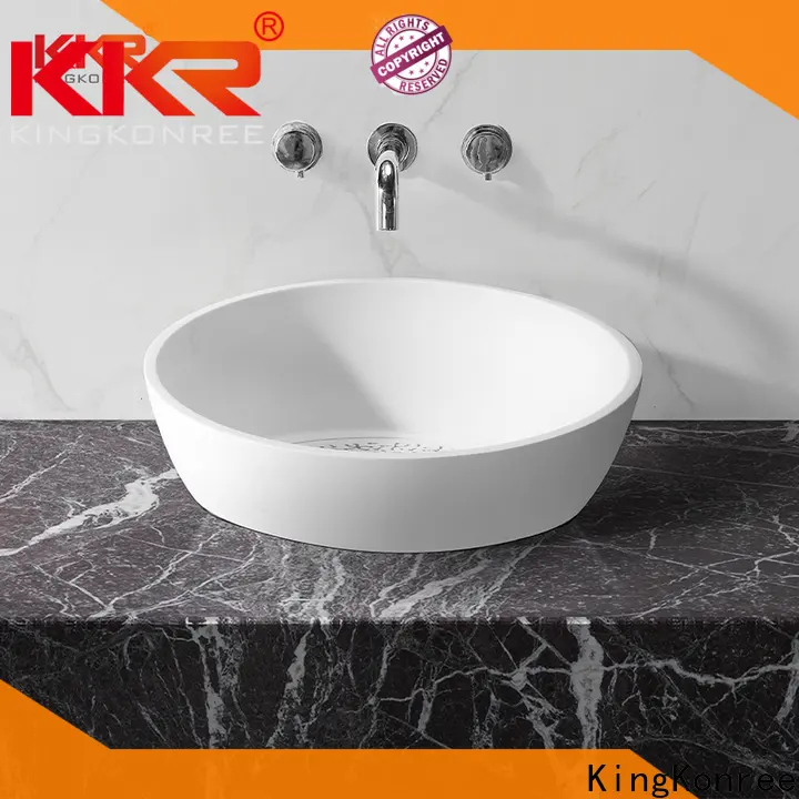 KingKonree sanitary ware above counter basins supplier for room 1