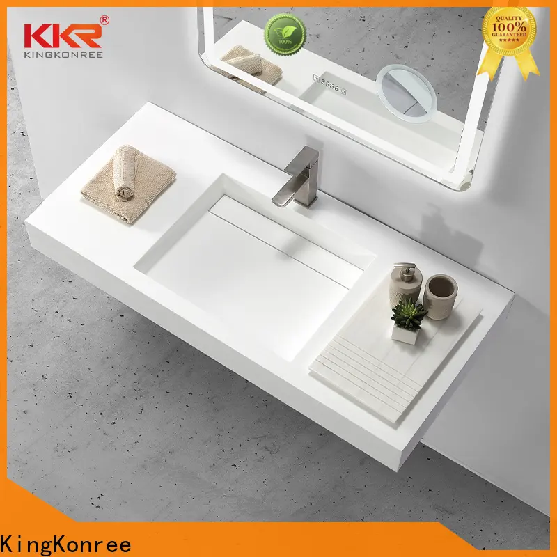 marble wall hung basin 500mm design for home 1