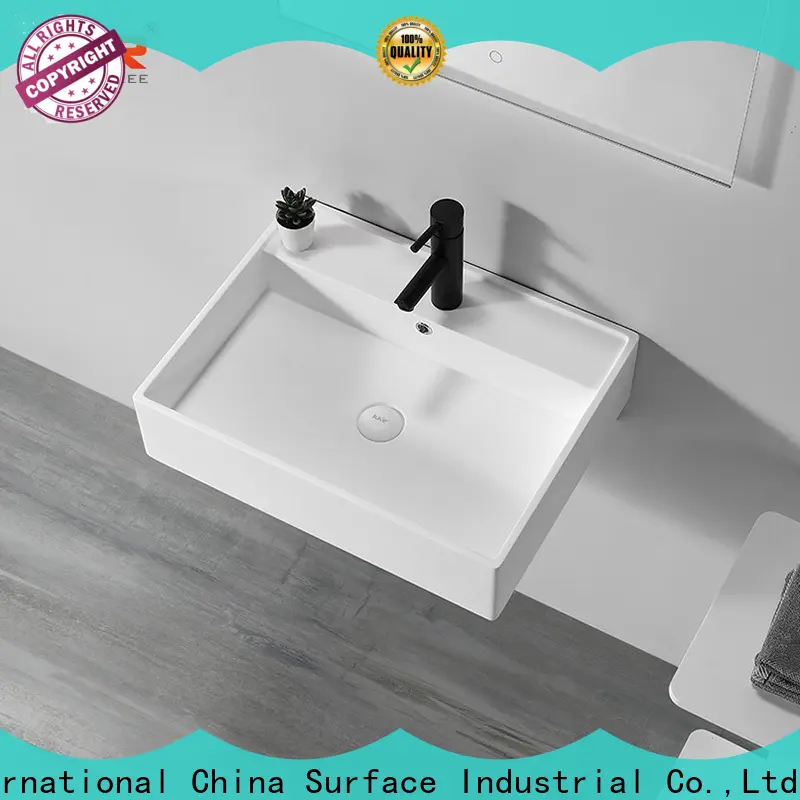 highend concrete wall mount sink sink for bathroom 1