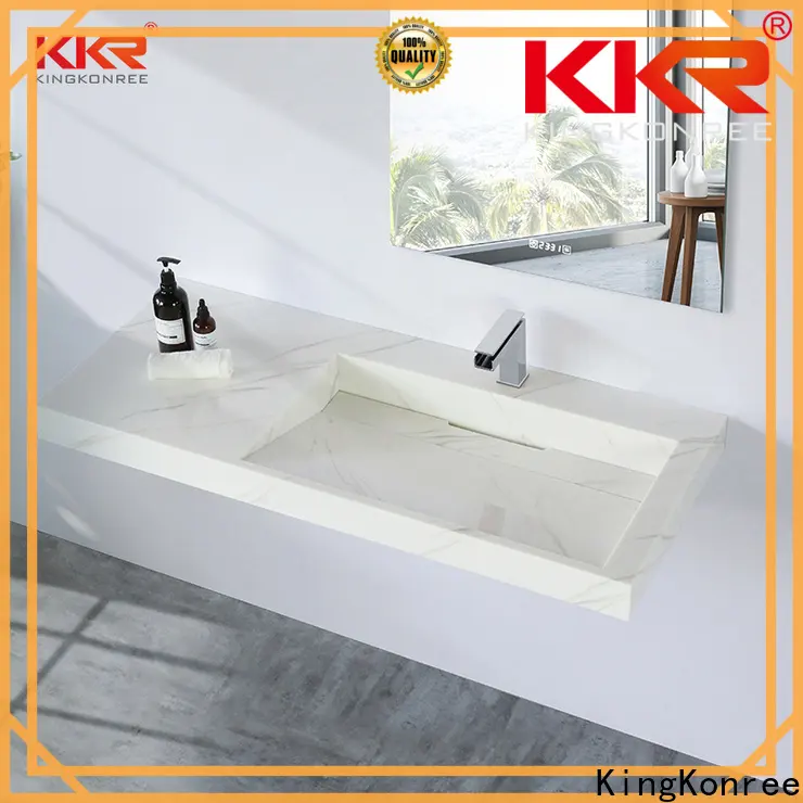 KingKonree wall mounted bathroom basin supplier for hotel 1