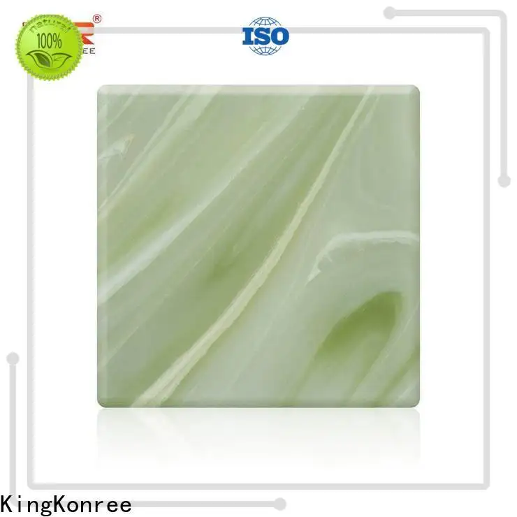 KingKonree white solid surface countertops OEM for motel 1