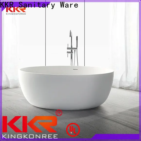 KingKonree stone resin freestanding bath custom for bathroom 1