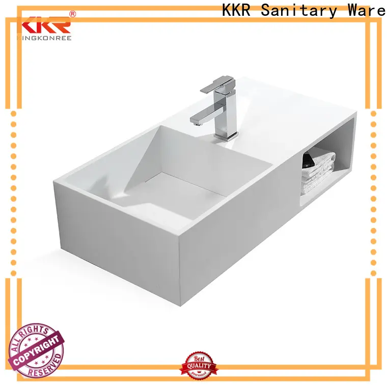 KingKonree wall hung caroma wall mounted basin manufacturer for hotel 1