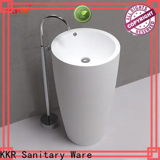 thick free standing wash basin design for motel 1
