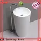 thick free standing wash basin design for motel 1