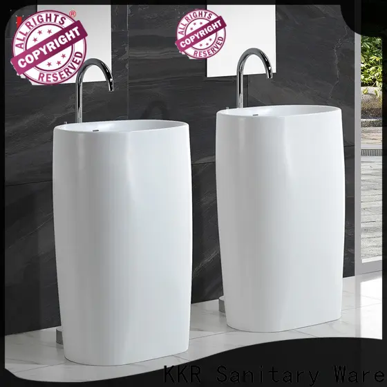 KingKonree stand alone bathroom sink customized for bathroom 1