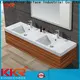rectangle double basin cabinet sinks for hotel 1