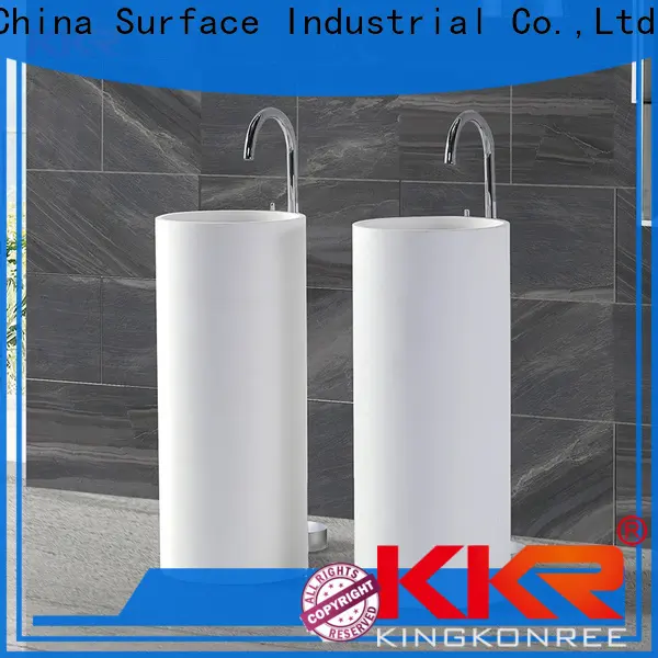 durable stand alone bathroom sink supplier for motel 1