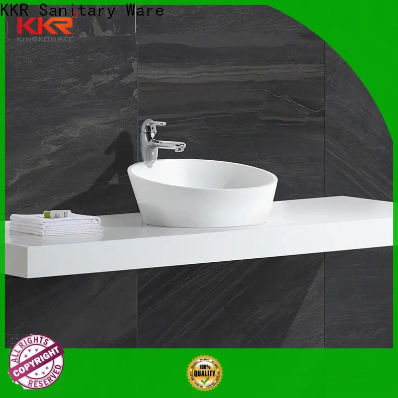KingKonree white bathroom countertops and sinks manufacturer for hotel 1