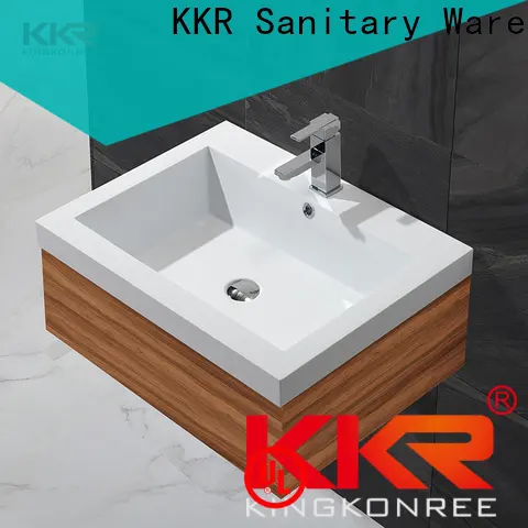 KingKonree modern basin cabinet customized for hotel 1