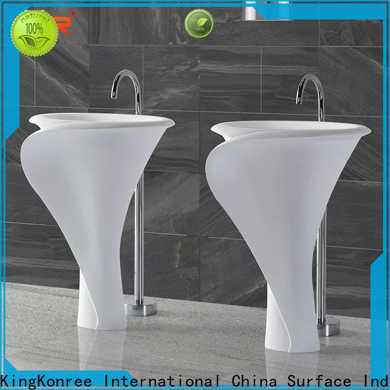 KingKonree stand alone bathroom sink supplier for home1 1
