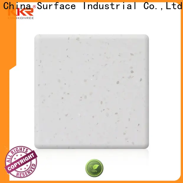 KingKonree yellow white solid surface countertops design for home 1