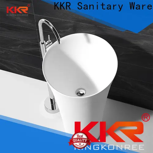 KingKonree rectangle free standing wash basin supplier for bathroom 1