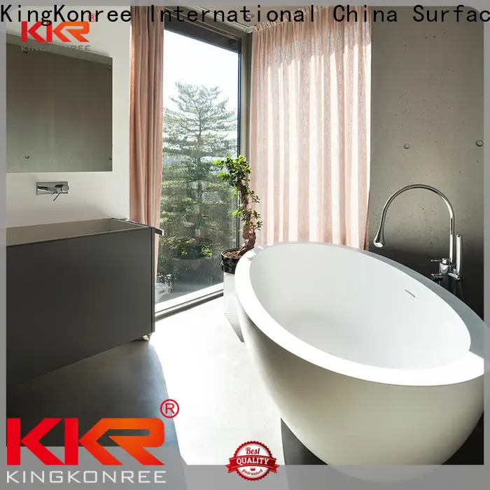 KingKonree artificial stone bathtub manufacturer for bathroom 1