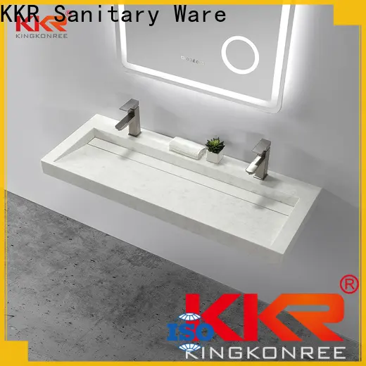 KingKonree slope wall mounted bathroom basin design for toilet 1
