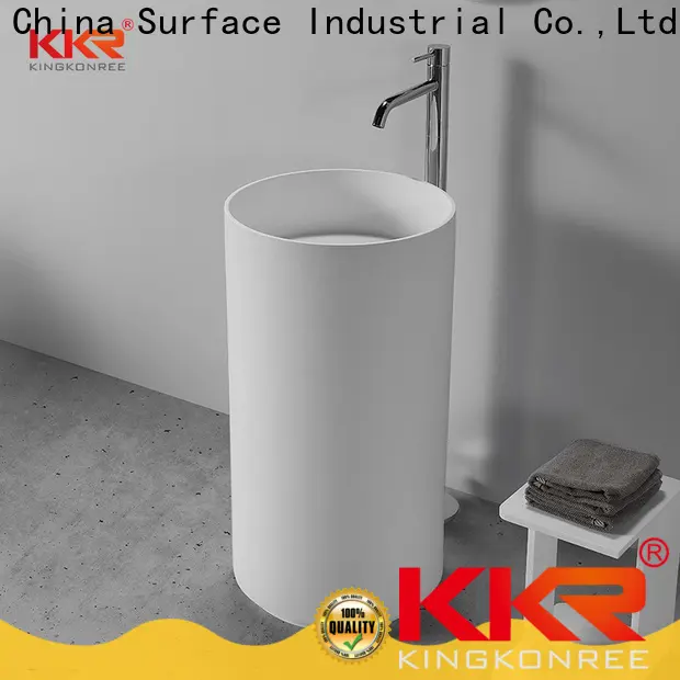 KingKonree pan shape basin stands for bathrooms manufacturer for home 1