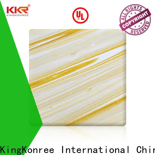 KingKonree hot selling translucent countertops supplier for motel 1