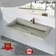 royal black wall hung sink customized for toilet 1