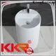 artificial free standing wash basin factory price for motel 1