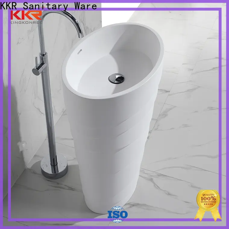 KingKonree stand alone bathroom sink manufacturer for motel1 1