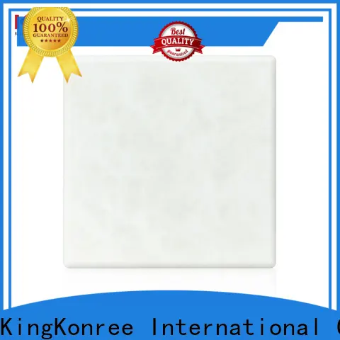 KingKonree practical white solid surface countertops custom for motel 1