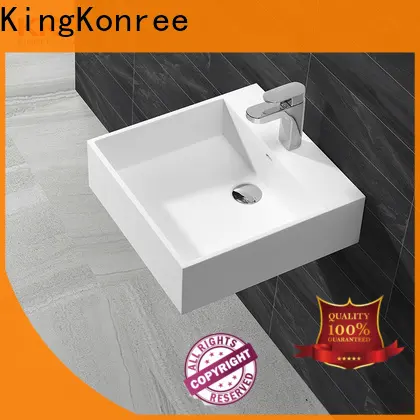 KingKonree shelves slim wall hung basin design for home 1