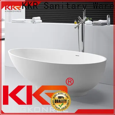 KingKonree stone resin freestanding bath free design for bathroom 1