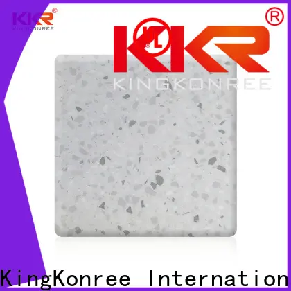KingKonree quality white solid surface countertops manufacturer for hotel 1
