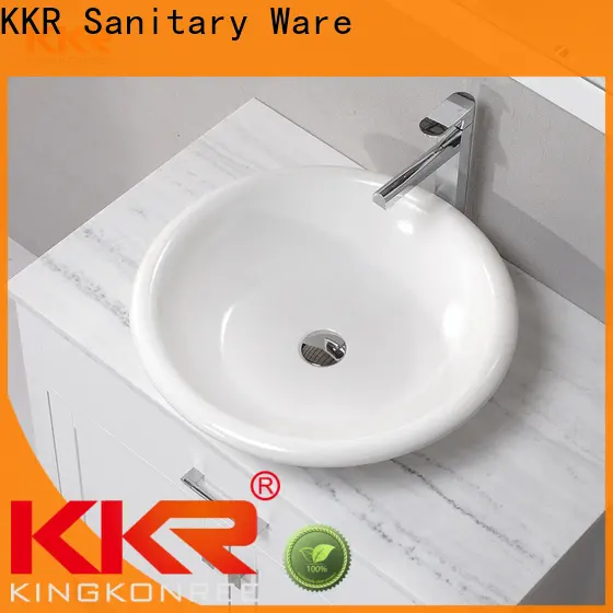 KingKonree black above counter basin round at discount for hotel 1