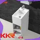 KingKonree thick pedestal wash basin factory price for motel 1