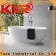 KingKonree hot selling deep stand alone bathtub custom for hotel 1