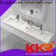 KingKonree black wall hung sink basin manufacturer for bathroom 1