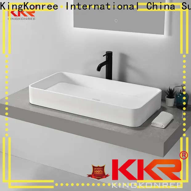 thermoforming above counter wash basin at discount for hotel 1