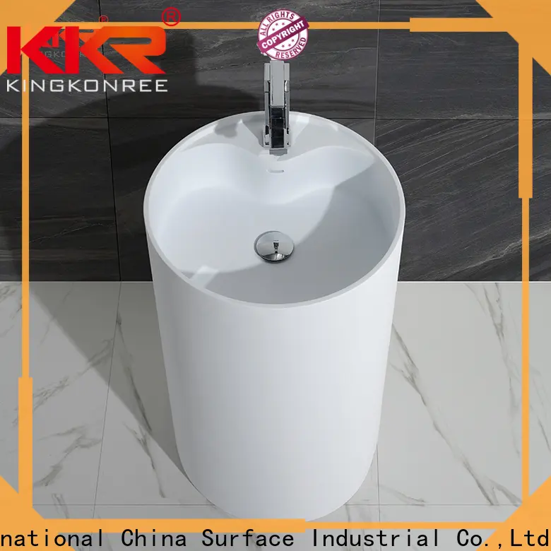 KingKonree freestanding vanity sink customized for bathroom 1
