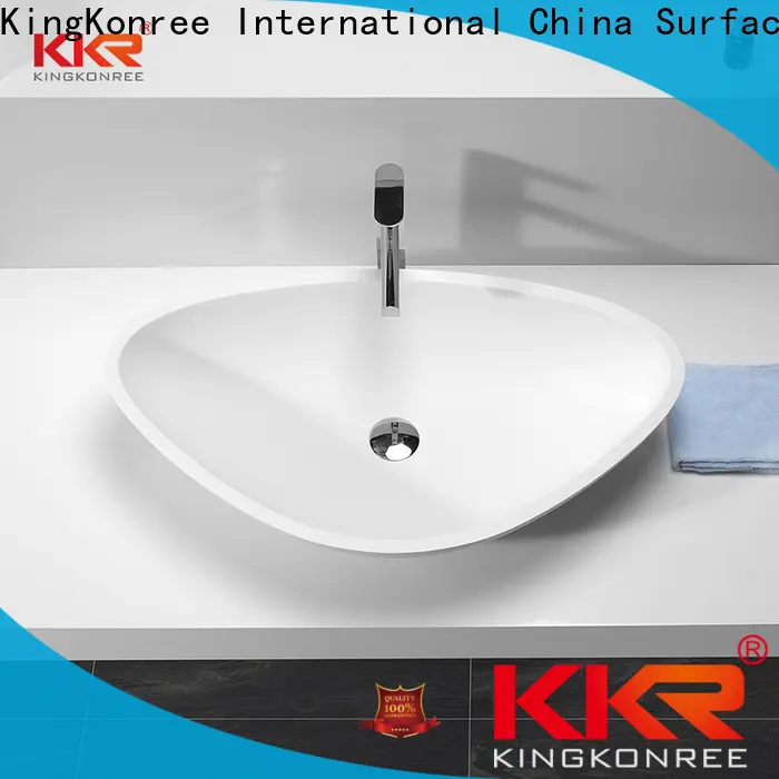KingKonree above counter bathroom sink vanity supplier for home 1